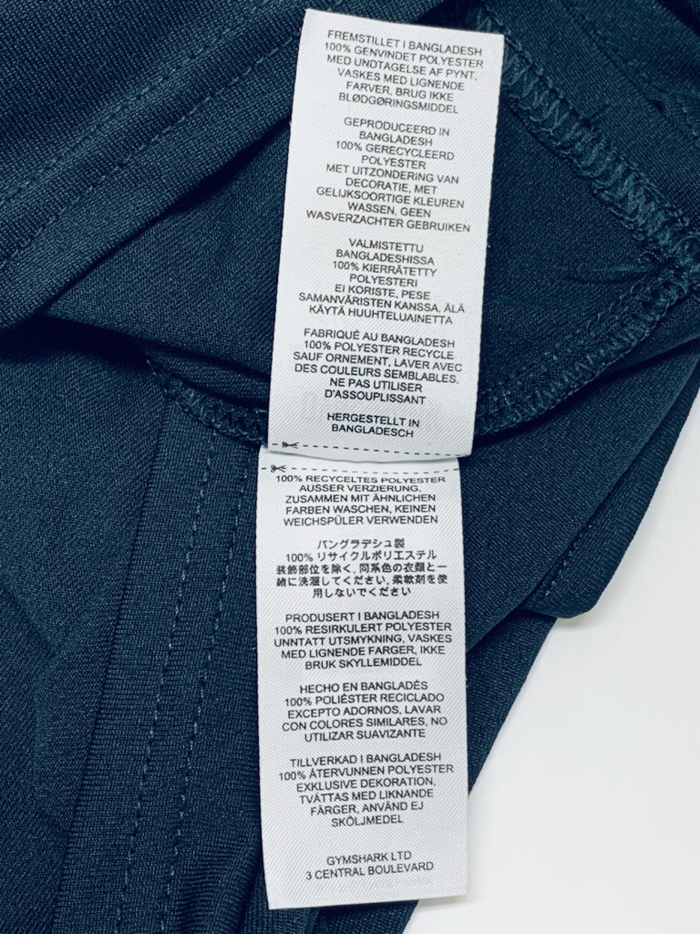 GYMSHARK Black Training Crop Muscle Tank Top Women’s Small - Picture 7 of 8